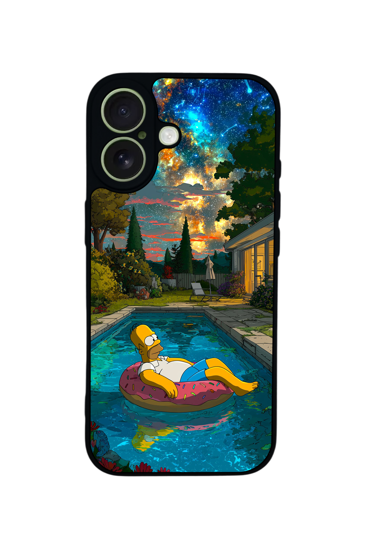 iPhone 17 Uyumlu The Simpsons Tasarımlı Glossy Premium Kılıf