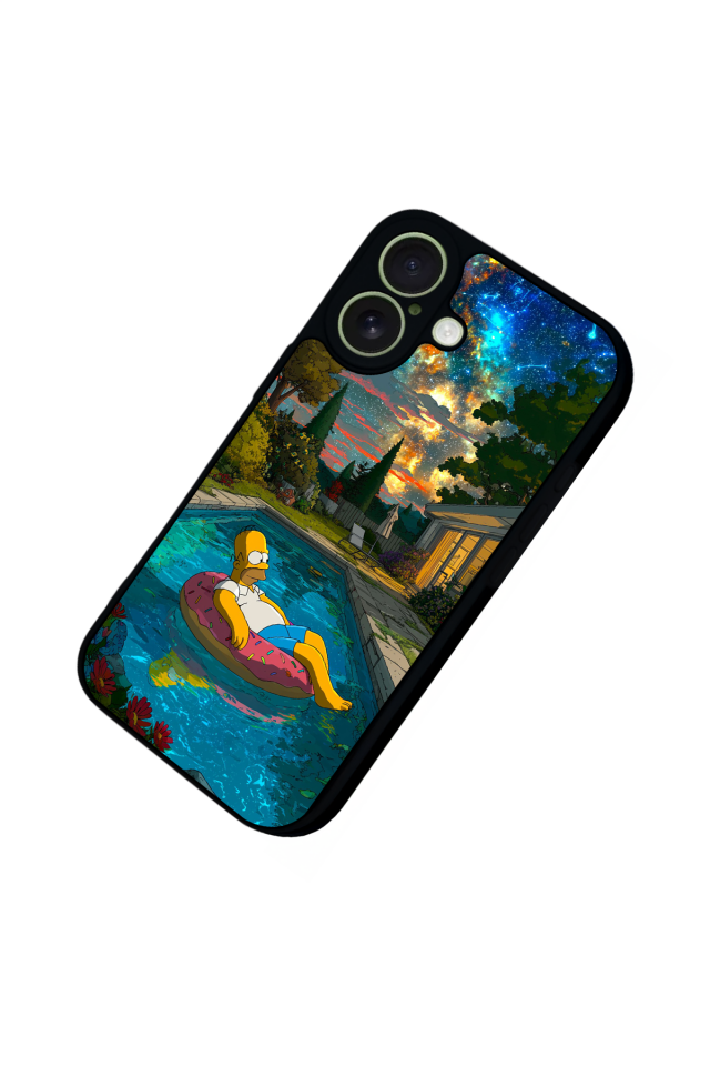 iPhone 17 Uyumlu The Simpsons Tasarımlı Glossy Premium Kılıf