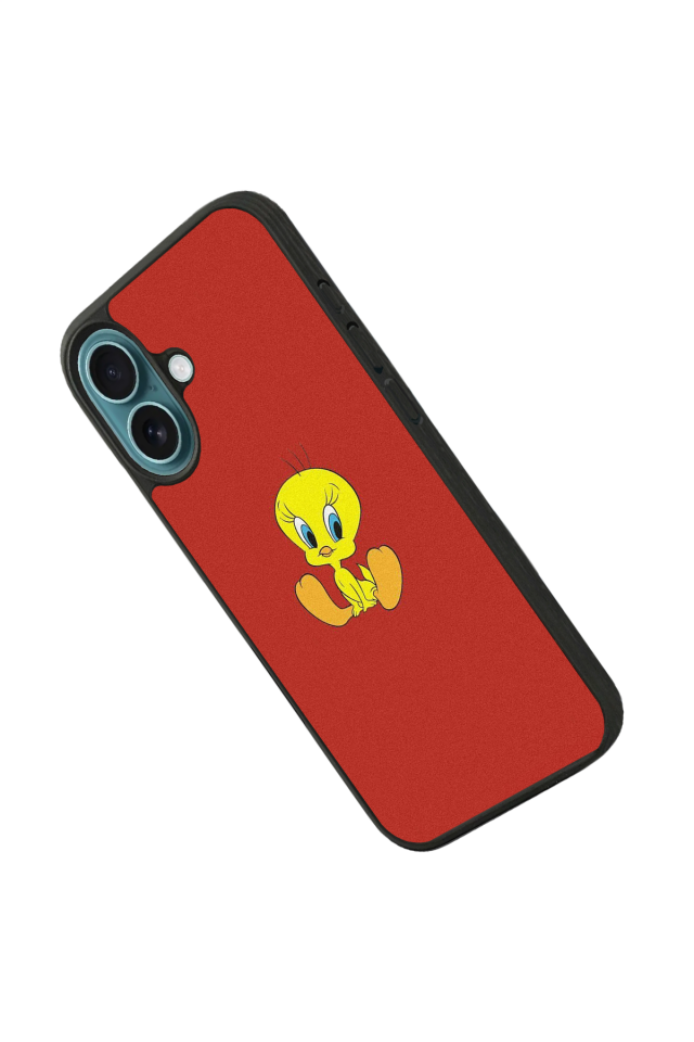 iPhone 16 Plus Uyumlu Tweety Tasarımlı Glossy Premium Kılıf
