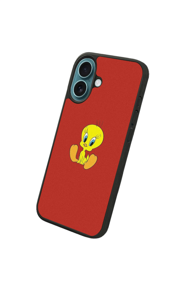 iPhone 16 Plus Uyumlu Tweety Tasarımlı Glossy Premium Kılıf