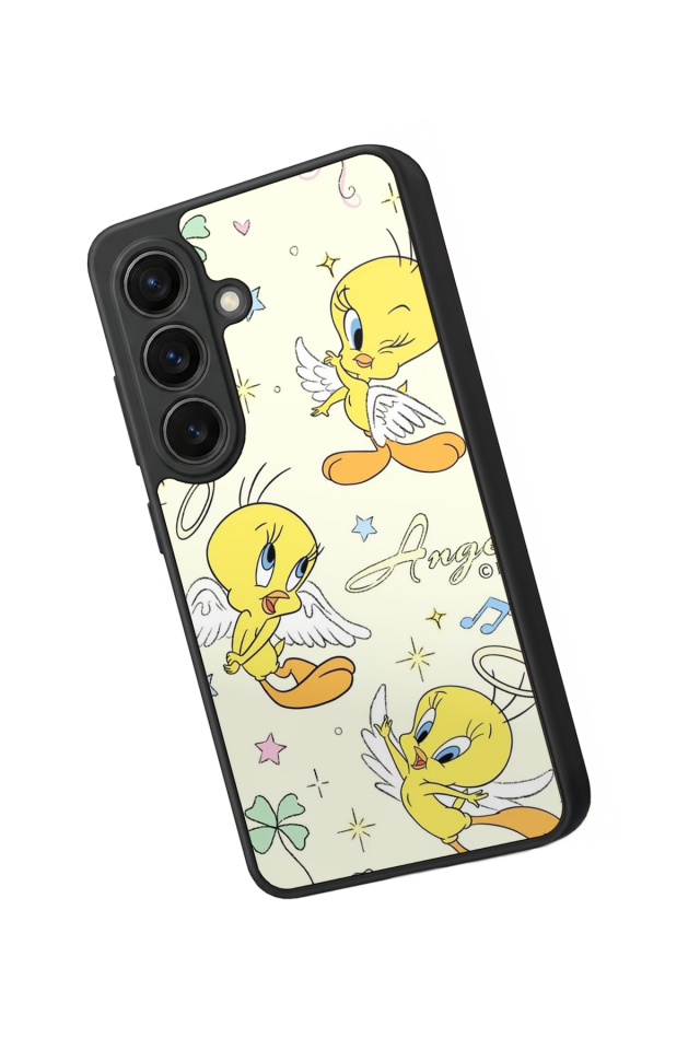 Samsung Galaxy S26 Uyumlu Tweety Tasarımlı Glossy Premium Kılıf