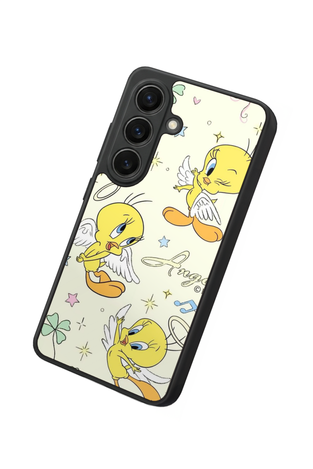 Samsung Galaxy S26 Uyumlu Tweety Tasarımlı Glossy Premium Kılıf