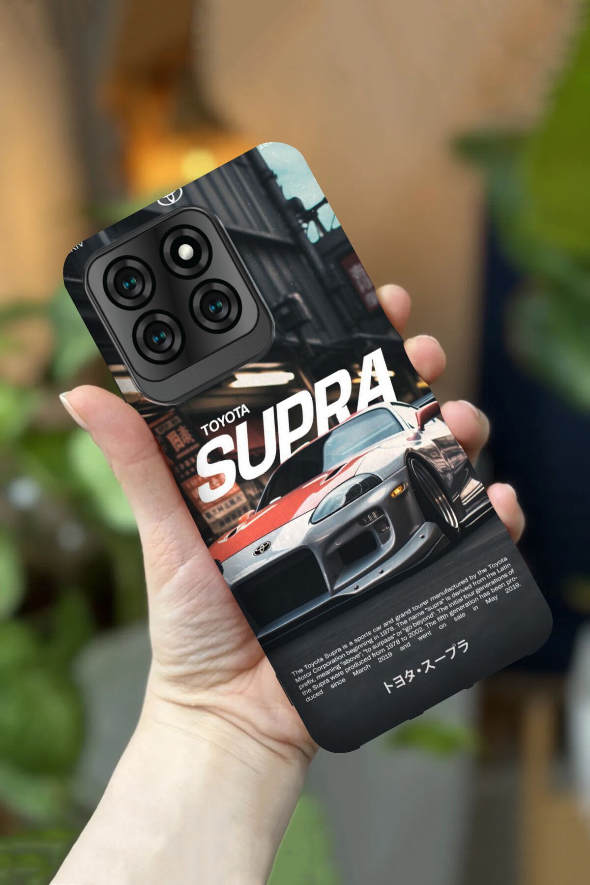 Reeder S71 Uyumlu Kamera Korumalı Araba Posteri Desenli HD Baskılı Silikon Kılıf