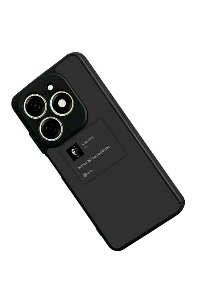 Tecno Spark 20/20C Uyumlu Sarki Sozleri Tasarımlı Glossy Premium Kılıf