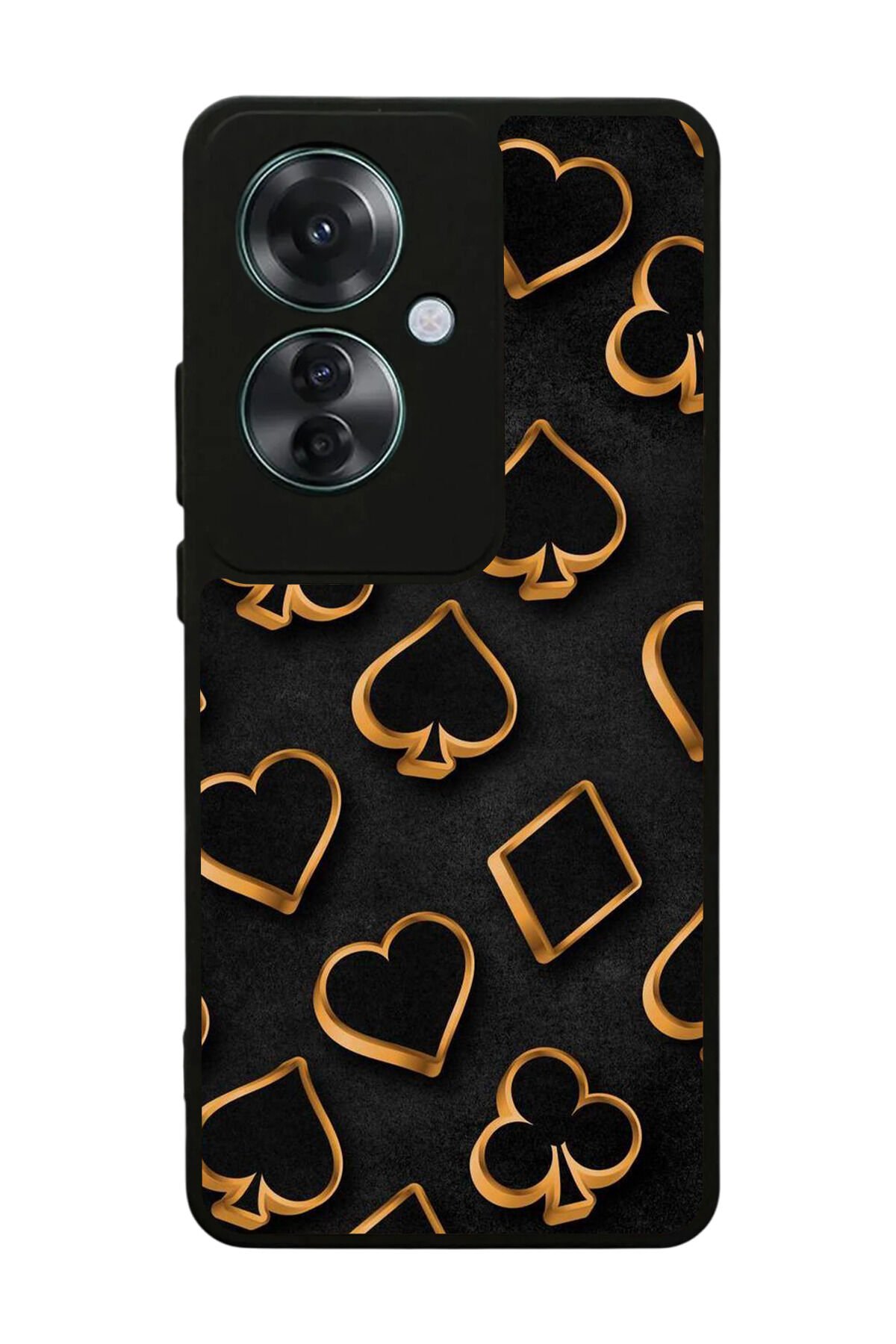 Oppo Reno 11F Uyumlu Kart Tasarımlı Glossy Premium Kılıf