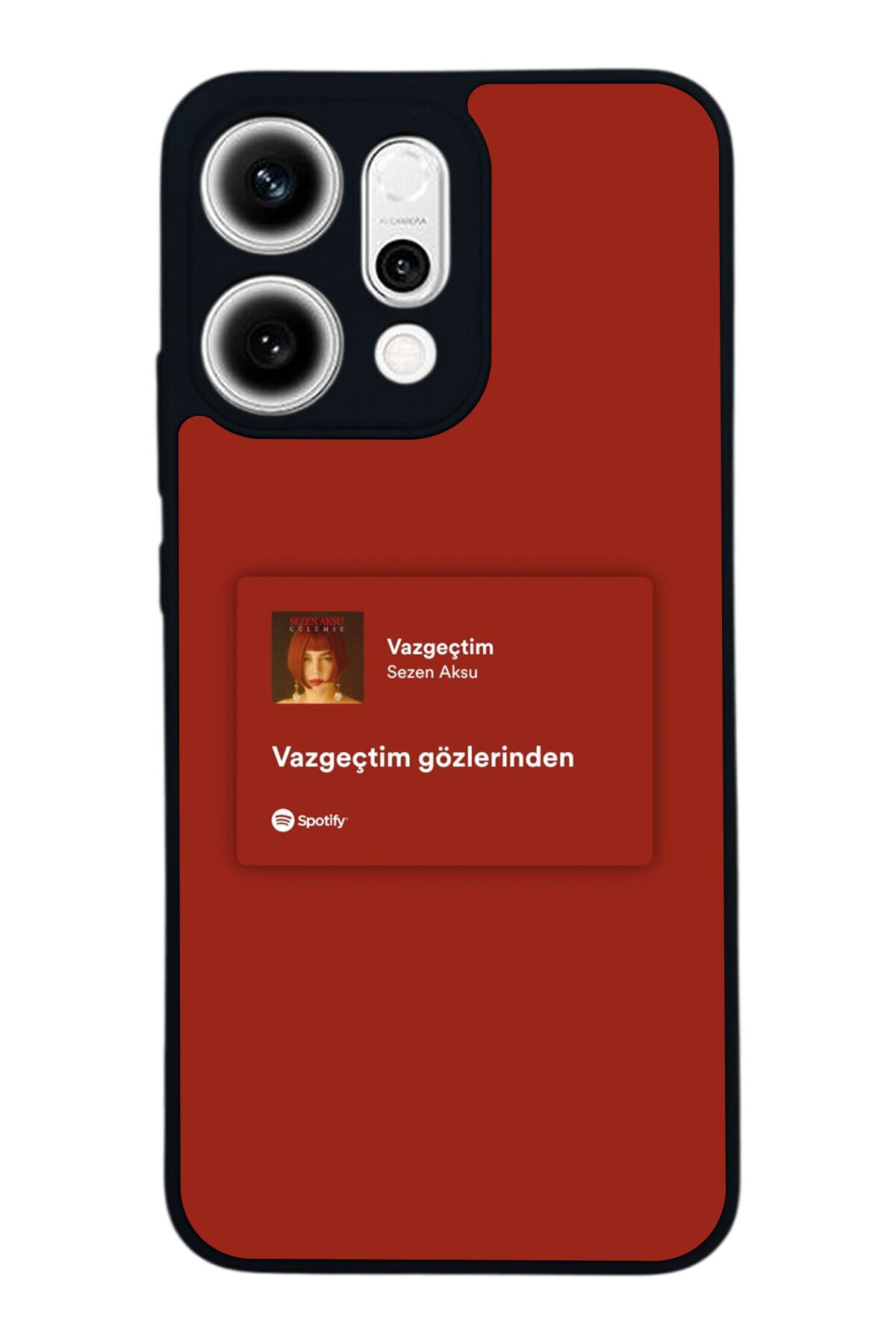 Oppo Reno 14 Uyumlu Sarki Sozleri Tasarımlı Glossy Premium Kılıf