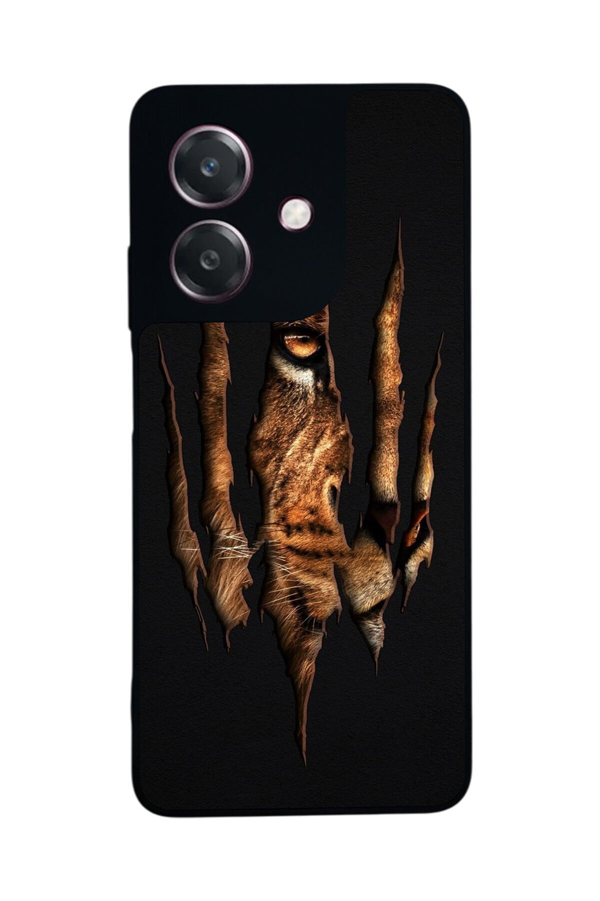 Oppo A3 5G Uyumlu Aslan Tasarımlı Glossy Premium Kılıf
