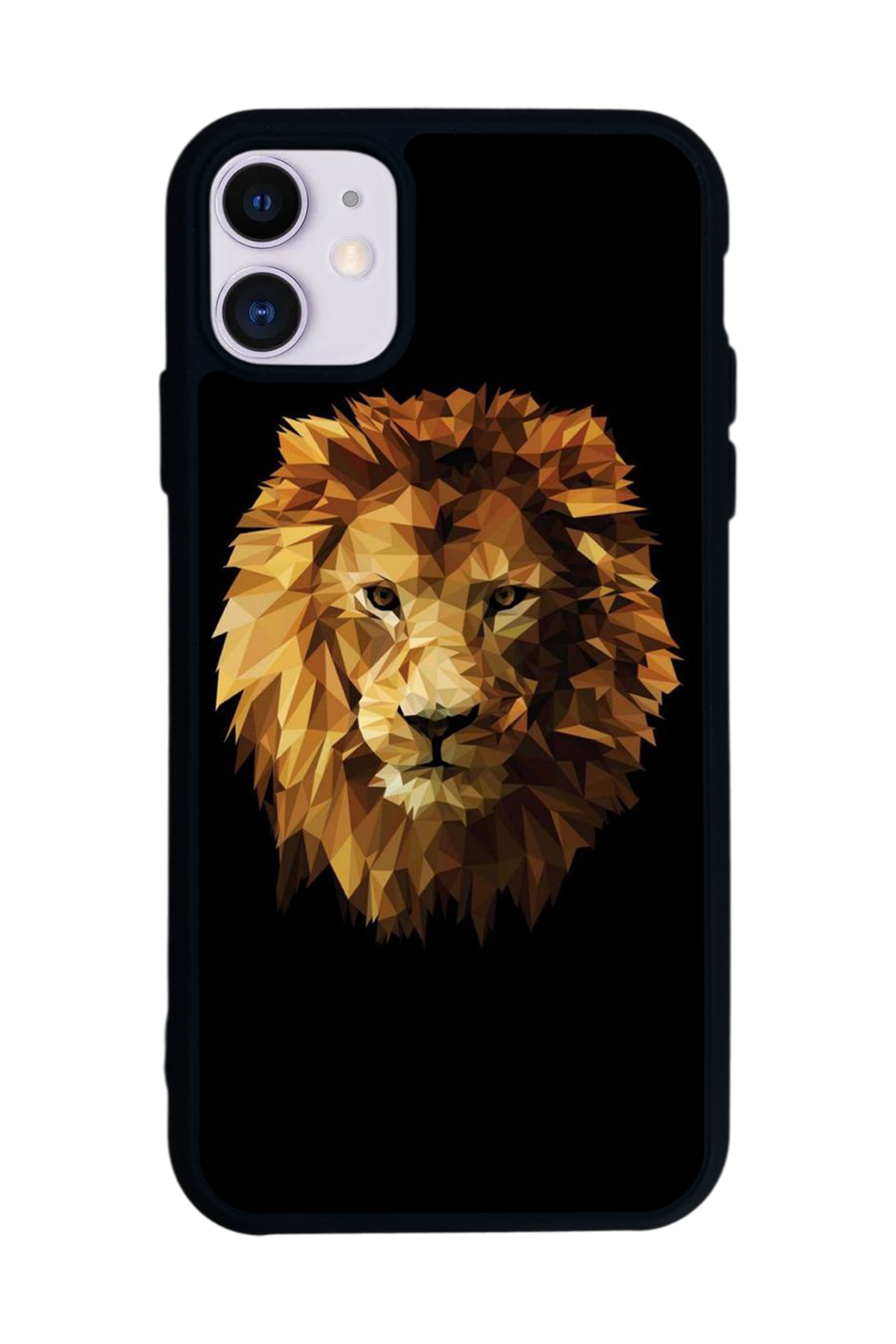 iPhone 11 Uyumlu Aslan Tasarımlı Glossy Premium Kılıf
