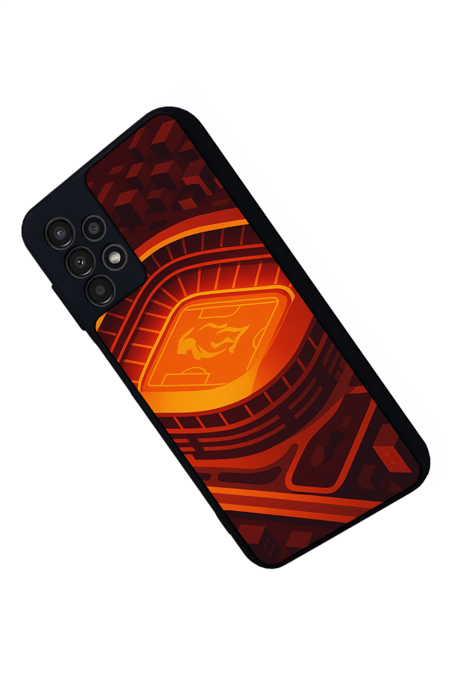 Samsung Galaxy A13 Uyumlu Aslan Tasarımlı Glossy Premium Kılıf