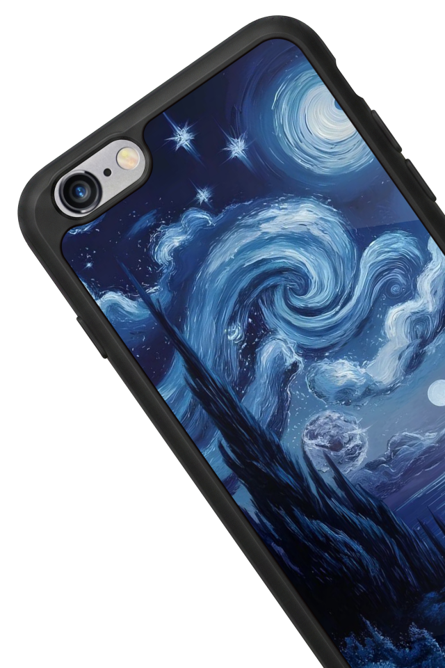 iPhone 6s Plus Uyumlu Ay Tasarımlı Glossy Premium Kılıf