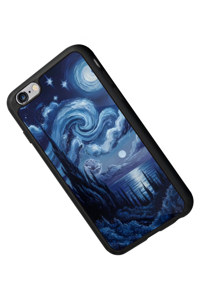 iPhone 6s Plus Uyumlu Ay Tasarımlı Glossy Premium Kılıf