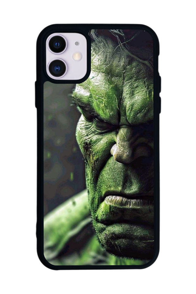 iPhone 11 Uyumlu Hulk Tasarımlı Glossy Premium Kılıf