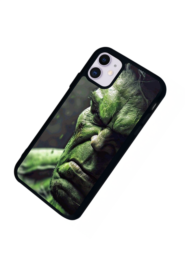 iPhone 11 Uyumlu Hulk Tasarımlı Glossy Premium Kılıf