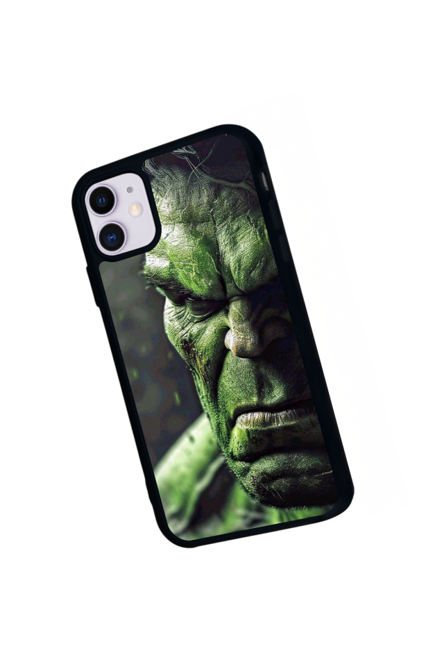 iPhone 11 Uyumlu Hulk Tasarımlı Glossy Premium Kılıf
