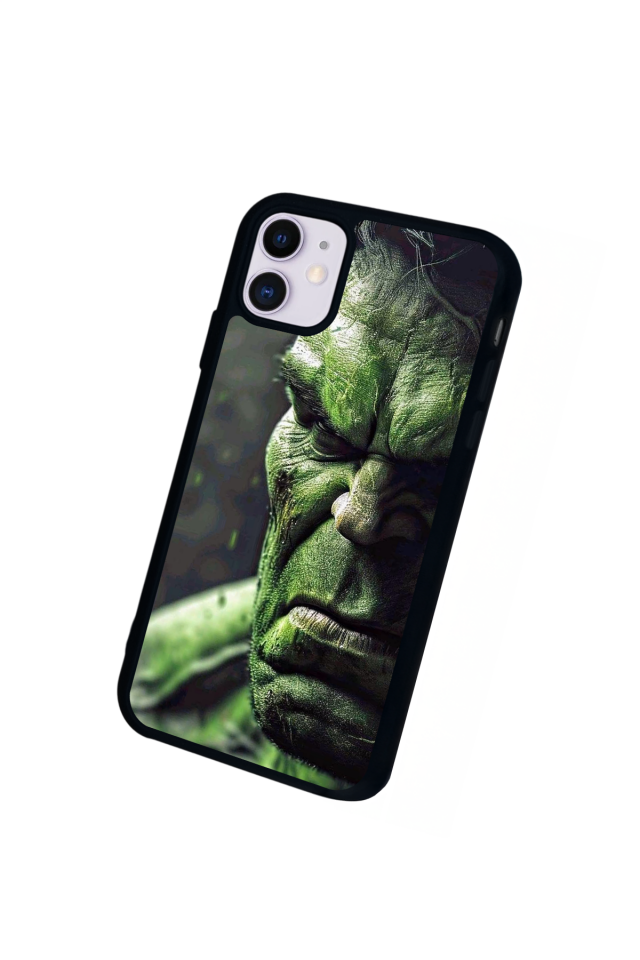 iPhone 11 Uyumlu Hulk Tasarımlı Glossy Premium Kılıf