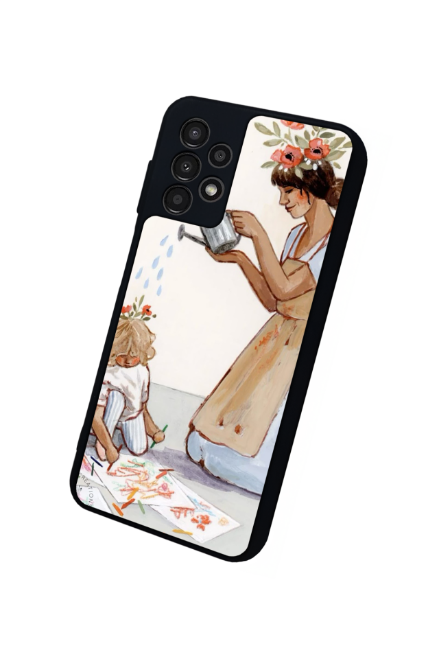Samsung Galaxy A23 Uyumlu Kalp Love Tasarımlı Glossy Premium Kılıf