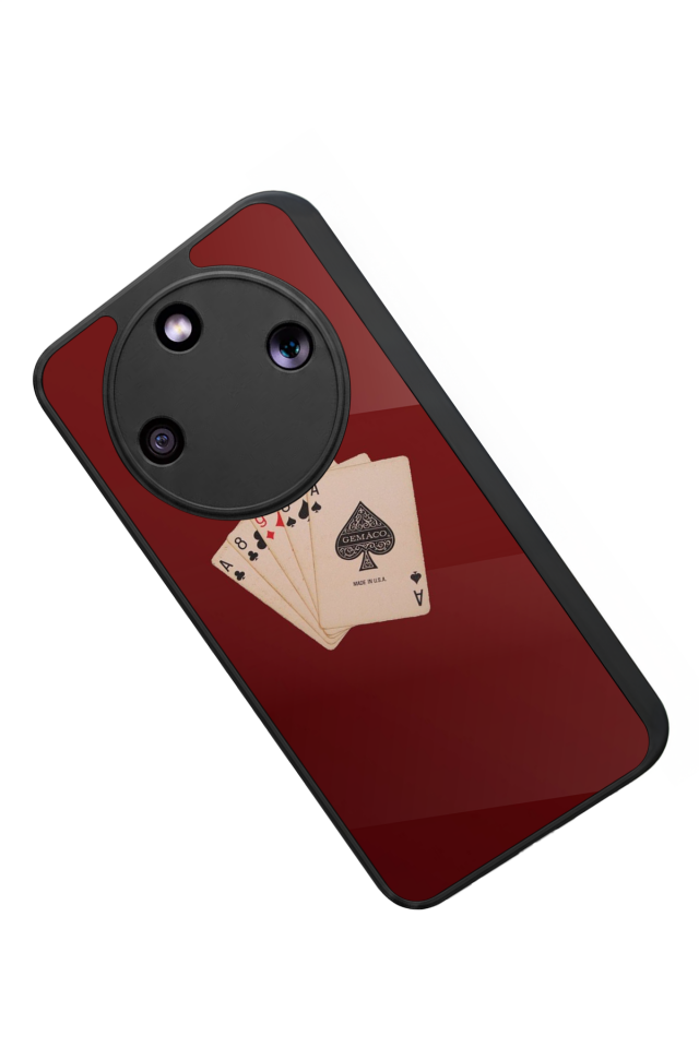 Honor Magic 8 Lite Uyumlu Kart Tasarımlı Glossy Premium Kılıf