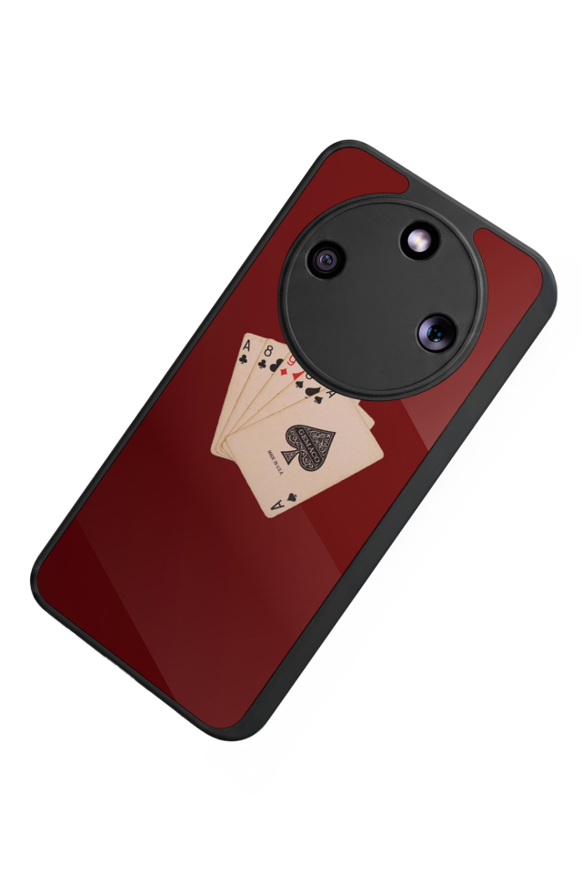 Honor Magic 8 Lite Uyumlu Kart Tasarımlı Glossy Premium Kılıf