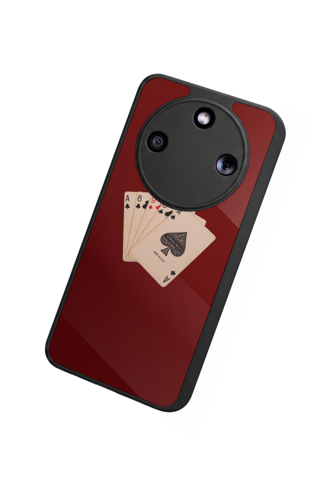 Honor Magic 8 Lite Uyumlu Kart Tasarımlı Glossy Premium Kılıf
