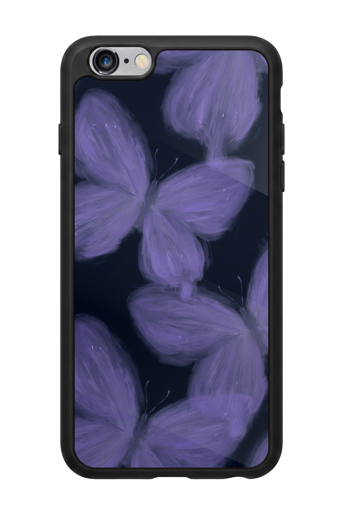 iPhone 6 Plus Uyumlu Kelebek Tasarımlı Glossy Premium Kılıf