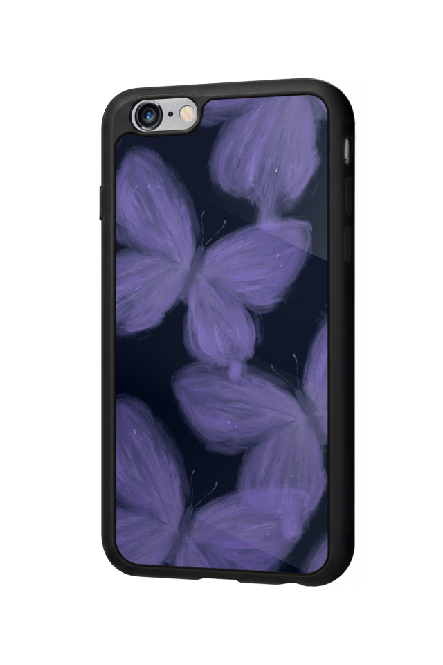 iPhone 6 Plus Uyumlu Kelebek Tasarımlı Glossy Premium Kılıf