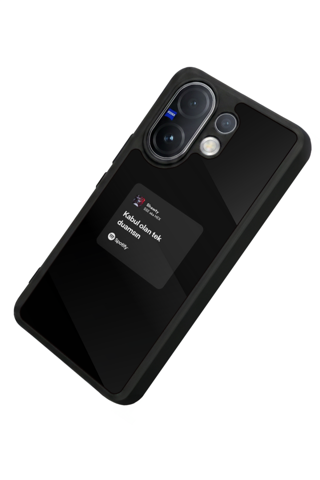 Vivo V60 Uyumlu Sarki Sozleri Tasarımlı Glossy Premium Kılıf