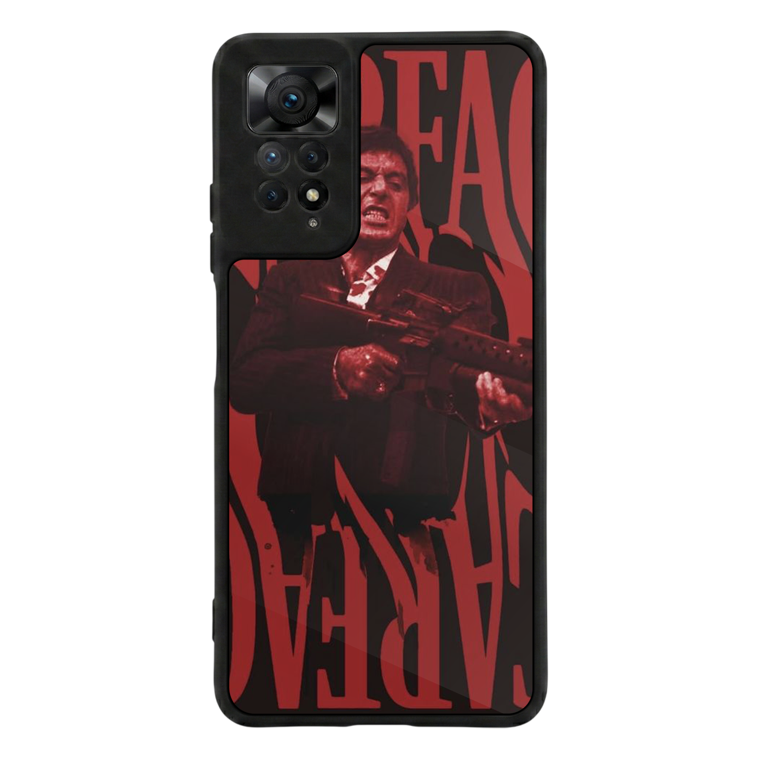 Xiaomi Redmi Note 11 Pro Uyumlu Scarface Tasarımlı Glossy Premium Kılıf