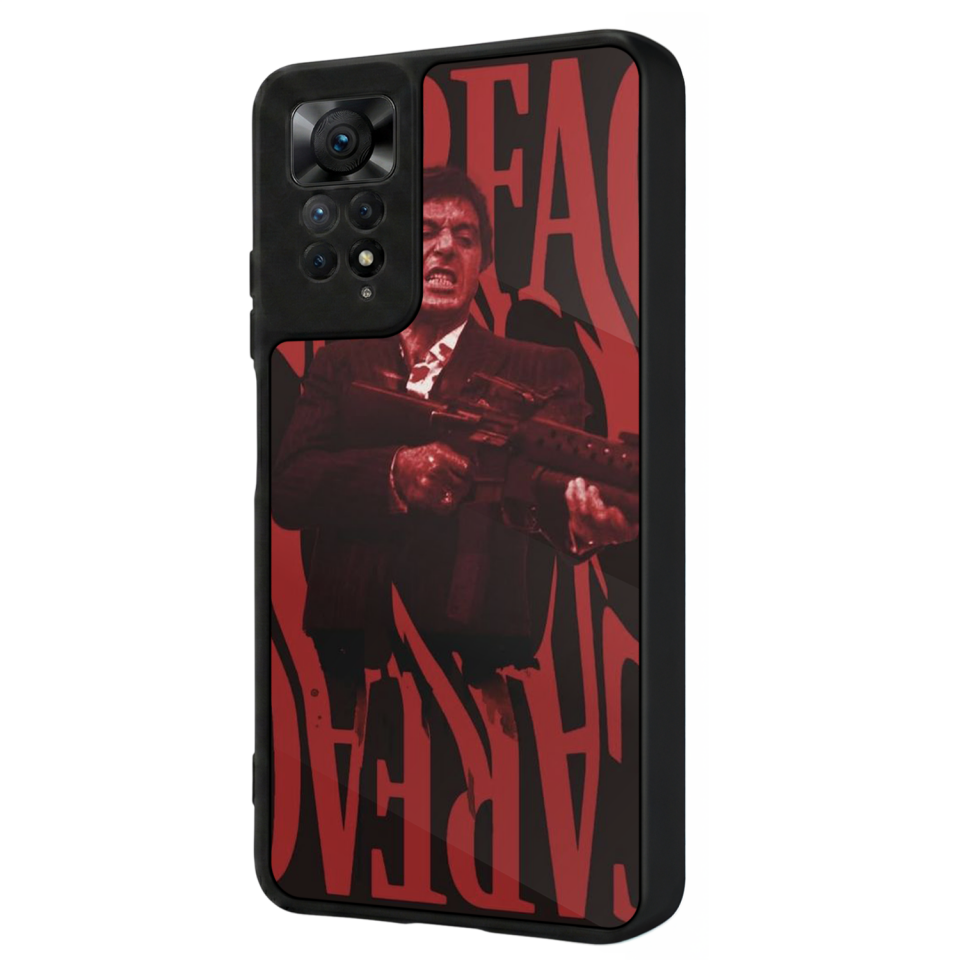 Xiaomi Redmi Note 11 Pro Uyumlu Scarface Tasarımlı Glossy Premium Kılıf