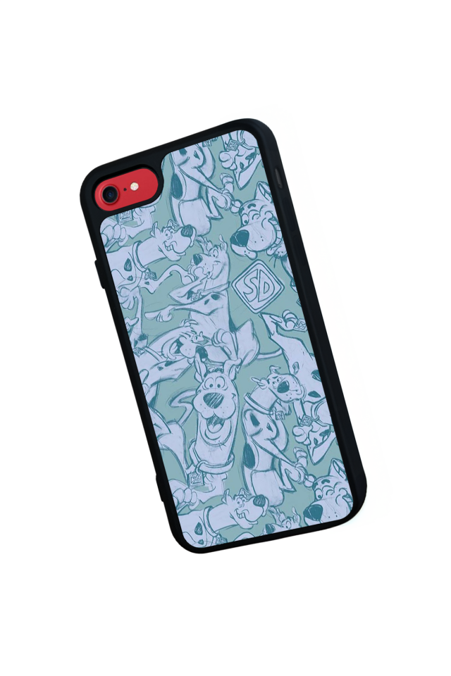 iPhone SE Uyumlu Scooby Doo Tasarımlı Glossy Premium Kılıf