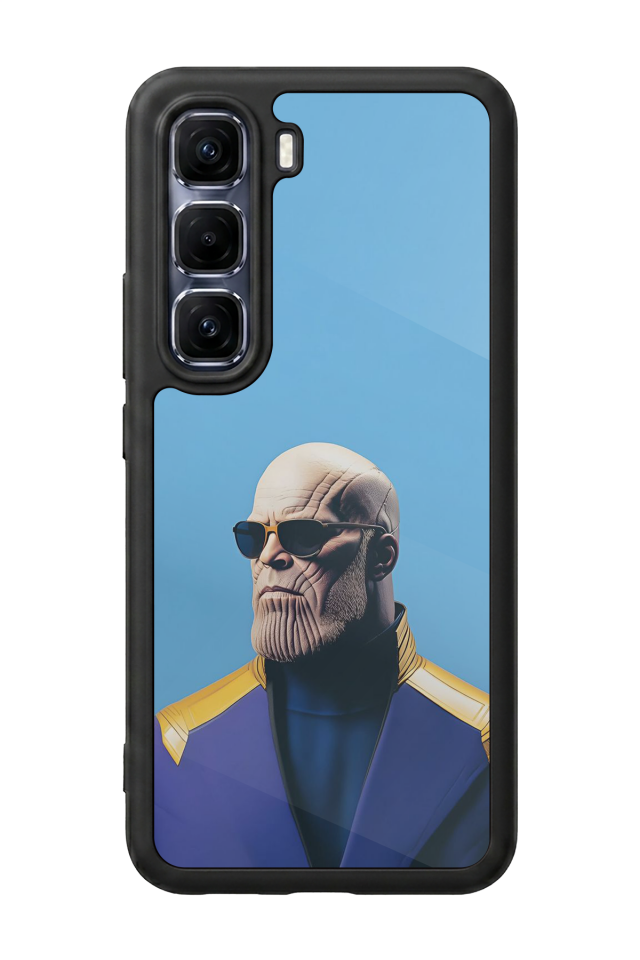 Infinix Hot 60 Pro Plus Uyumlu Thanos Tasarımlı Glossy Premium Kılıf
