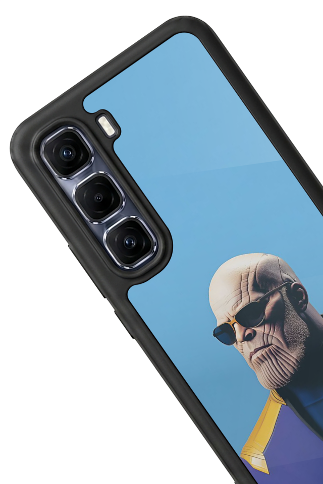 Infinix Hot 60 Pro Plus Uyumlu Thanos Tasarımlı Glossy Premium Kılıf