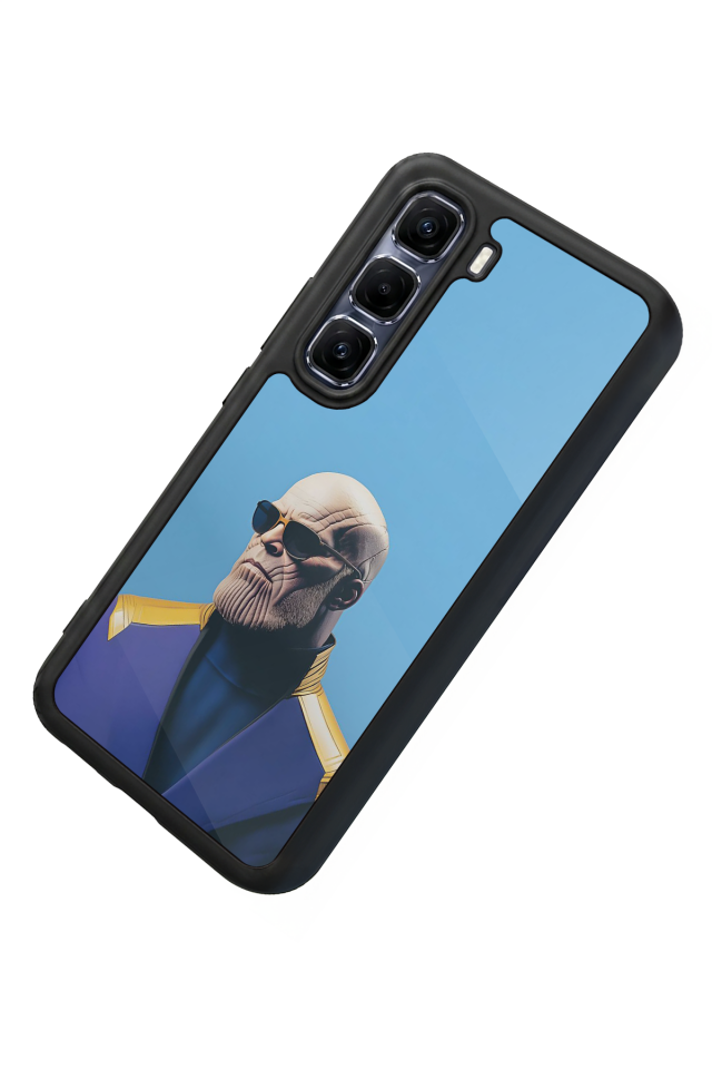Infinix Hot 60 Pro Plus Uyumlu Thanos Tasarımlı Glossy Premium Kılıf