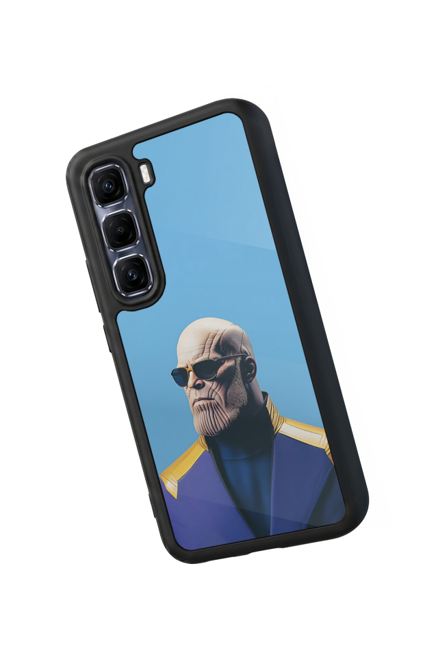 Infinix Hot 60 Pro Plus Uyumlu Thanos Tasarımlı Glossy Premium Kılıf