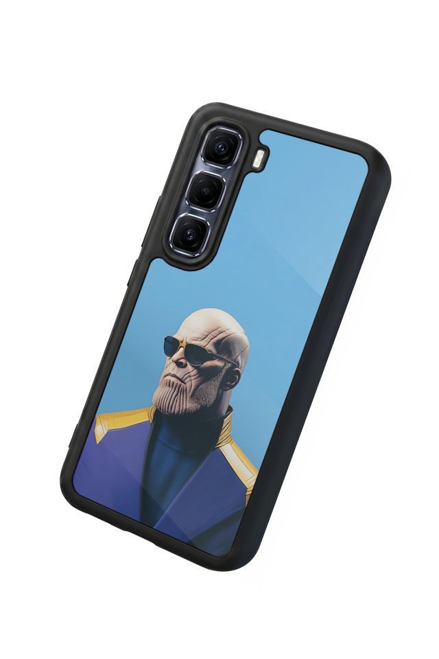 Infinix Hot 60 Pro Plus Uyumlu Thanos Tasarımlı Glossy Premium Kılıf