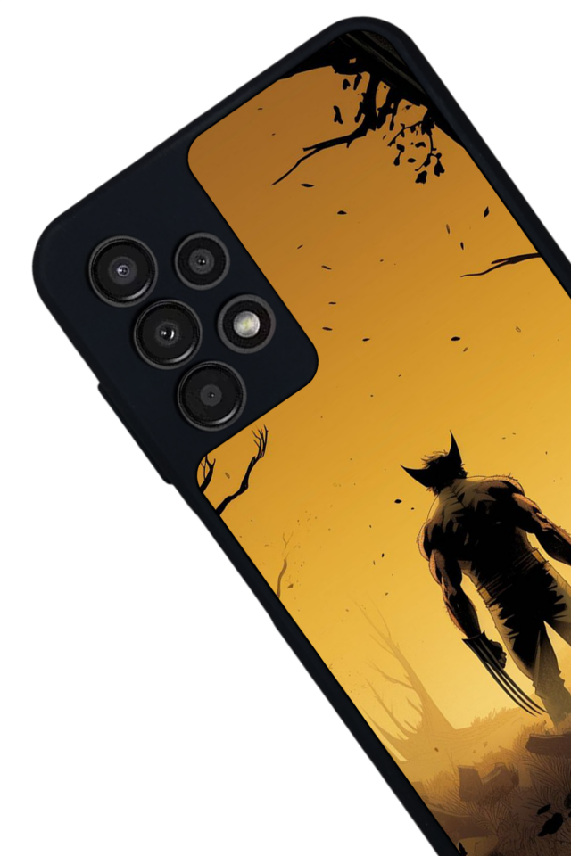 Samsung Galaxy A13 Uyumlu Wolverine Tasarımlı Glossy Premium Kılıf