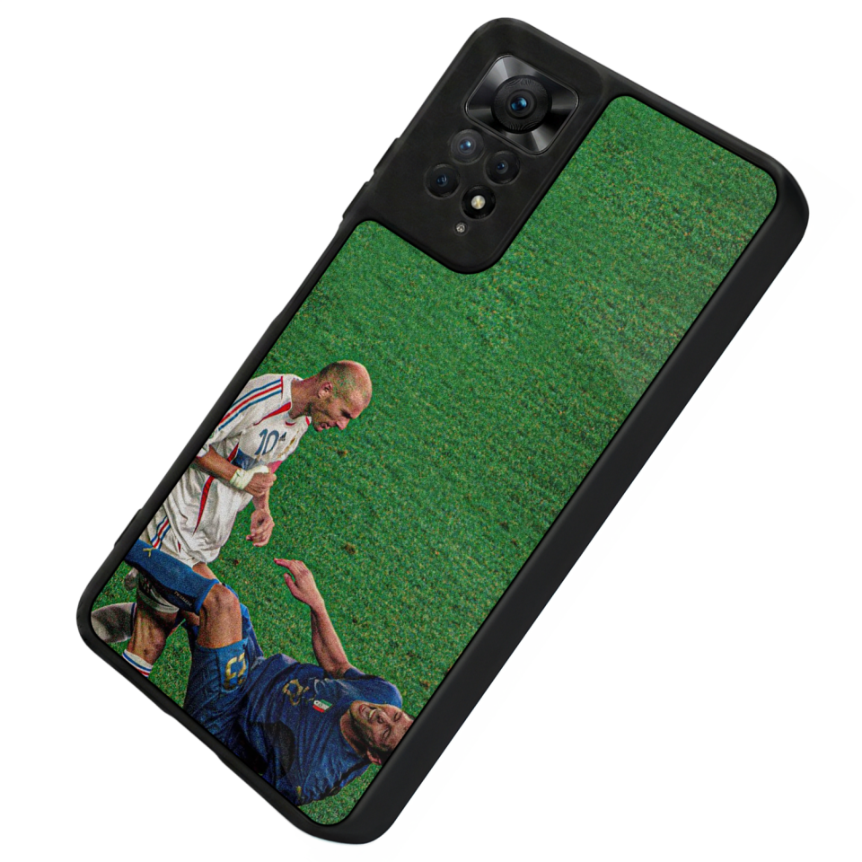 Xiaomi Redmi Note 12 Pro Uyumlu Zidane Tasarımlı Glossy Premium Kılıf