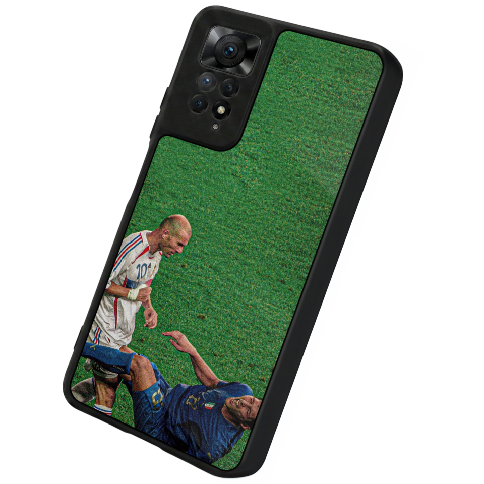 Xiaomi Redmi Note 12 Pro Uyumlu Zidane Tasarımlı Glossy Premium Kılıf