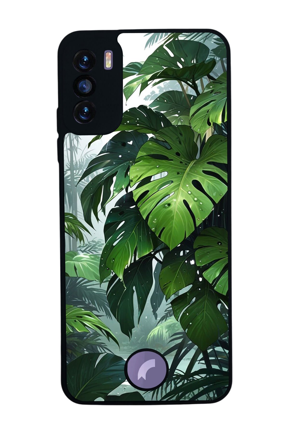 Reeder S19 Max Pro S Uyumlu Botanik Tasarımlı Glossy Premium Kılıf