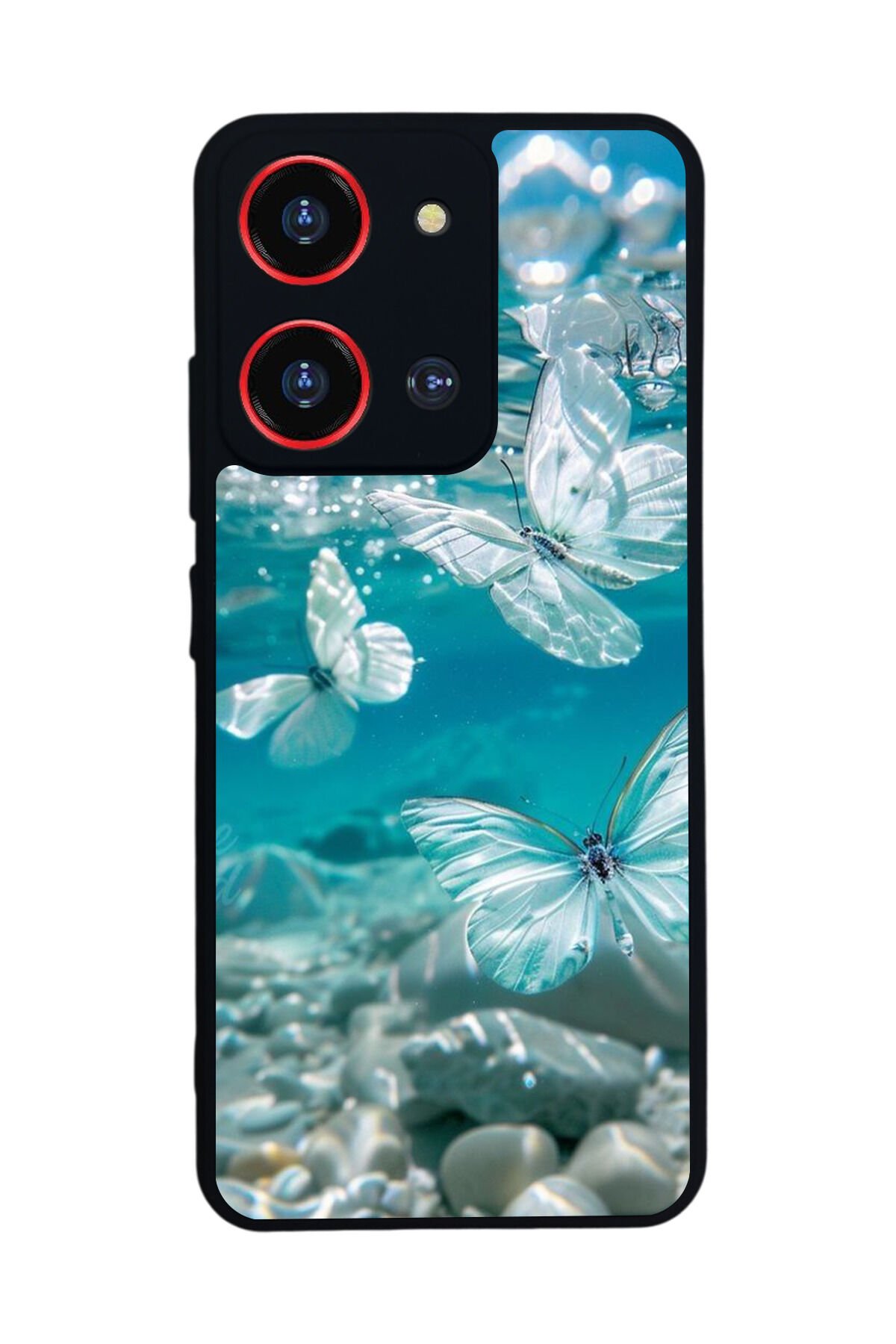 Reeder S19 Max Pro S ZOOM Uyumlu Kelebek Tasarımlı Glossy Premium Kılıf