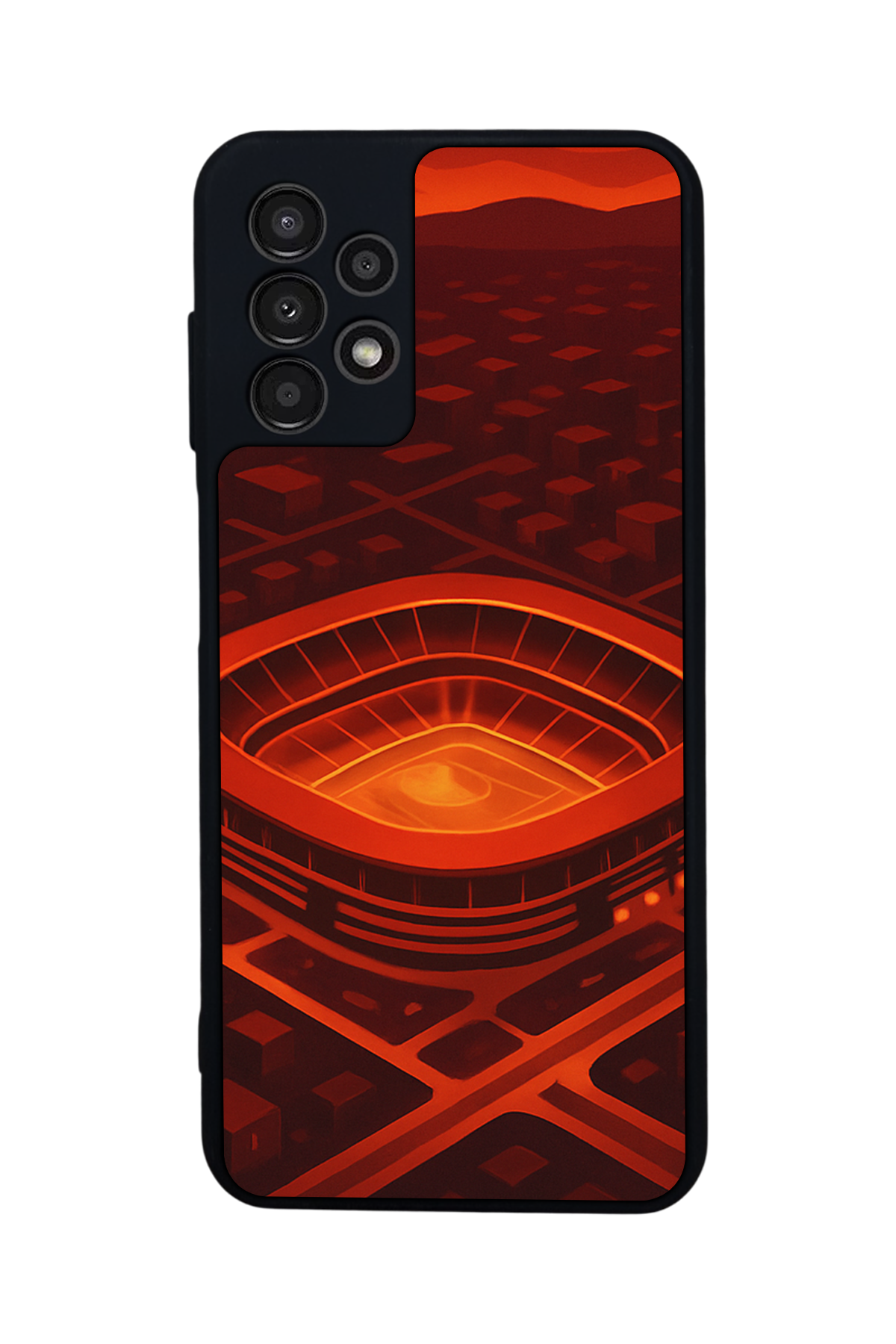 Samsung Galaxy A13 Uyumlu Aslan Tasarımlı Glossy Premium Kılıf