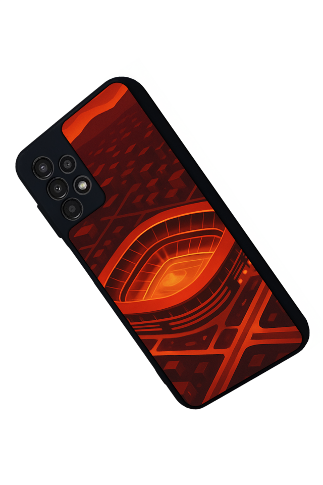 Samsung Galaxy A13 Uyumlu Aslan Tasarımlı Glossy Premium Kılıf