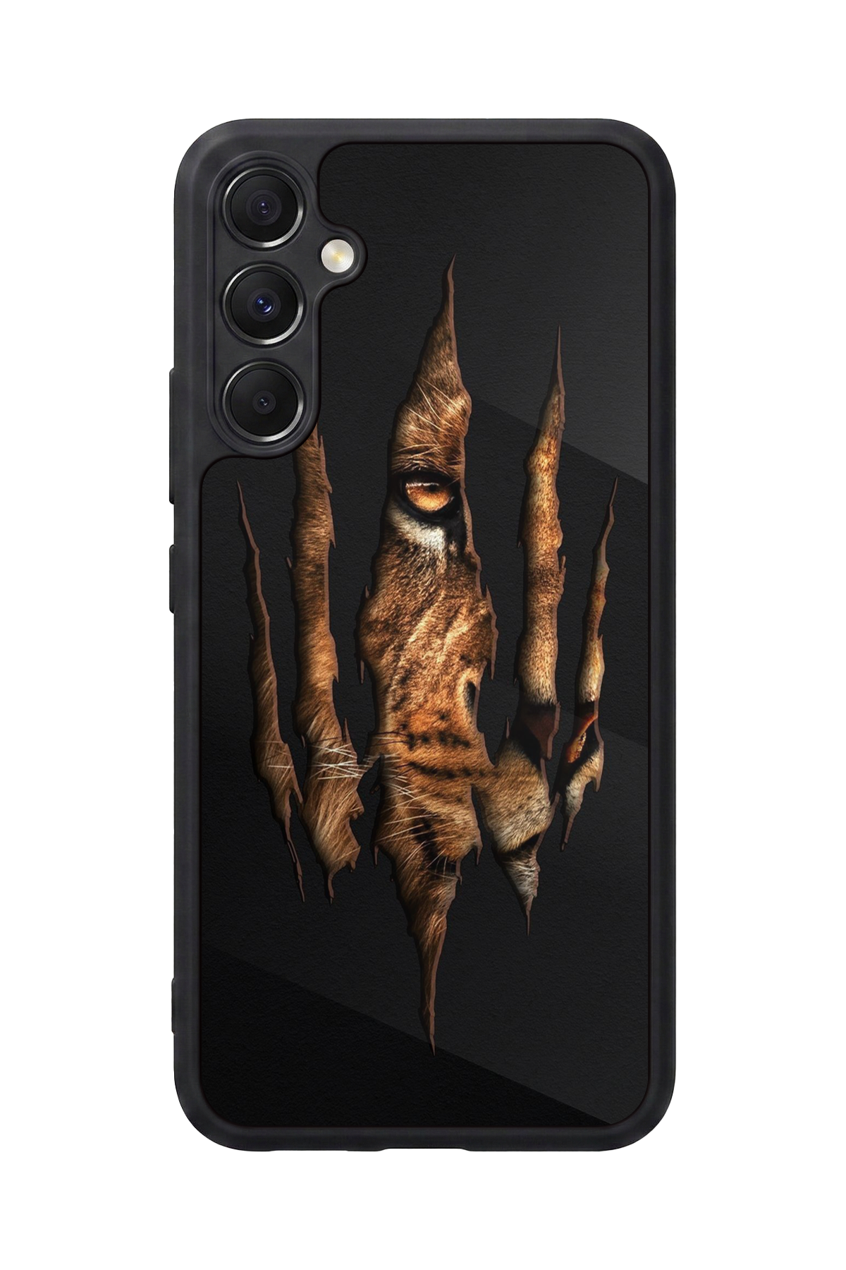 Samsung Galaxy M34 Uyumlu Aslan Tasarımlı Glossy Premium Kılıf