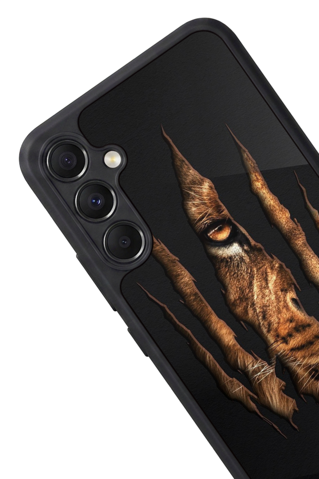 Samsung Galaxy M34 Uyumlu Aslan Tasarımlı Glossy Premium Kılıf