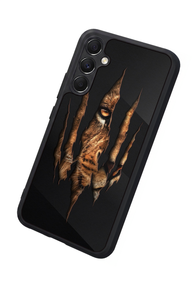 Samsung Galaxy M34 Uyumlu Aslan Tasarımlı Glossy Premium Kılıf