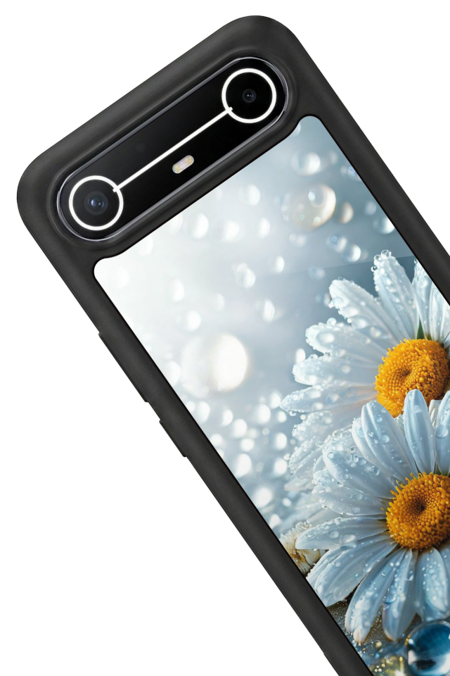 Tecno Spark Slim 5G Uyumlu Cicek Tasarımlı Glossy Premium Kılıf