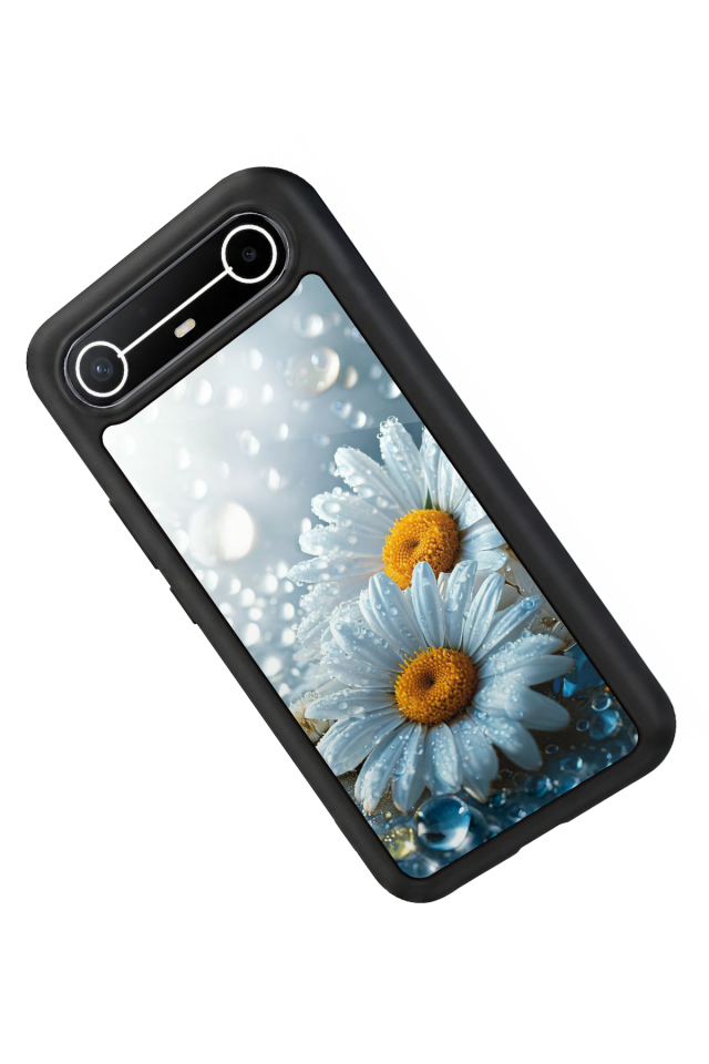 Tecno Spark Slim 5G Uyumlu Cicek Tasarımlı Glossy Premium Kılıf