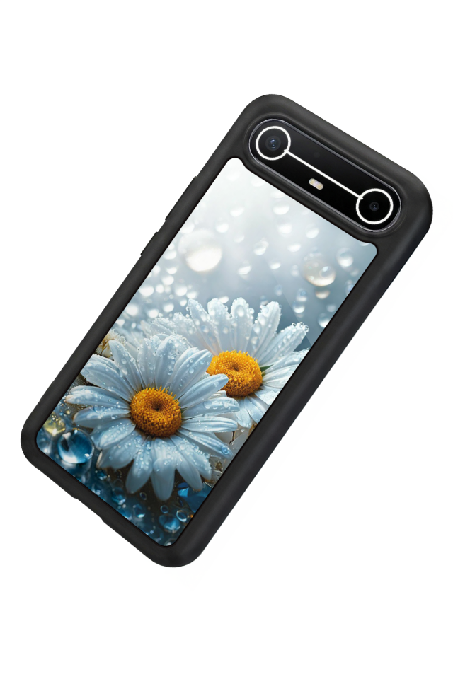 Tecno Spark Slim 5G Uyumlu Cicek Tasarımlı Glossy Premium Kılıf