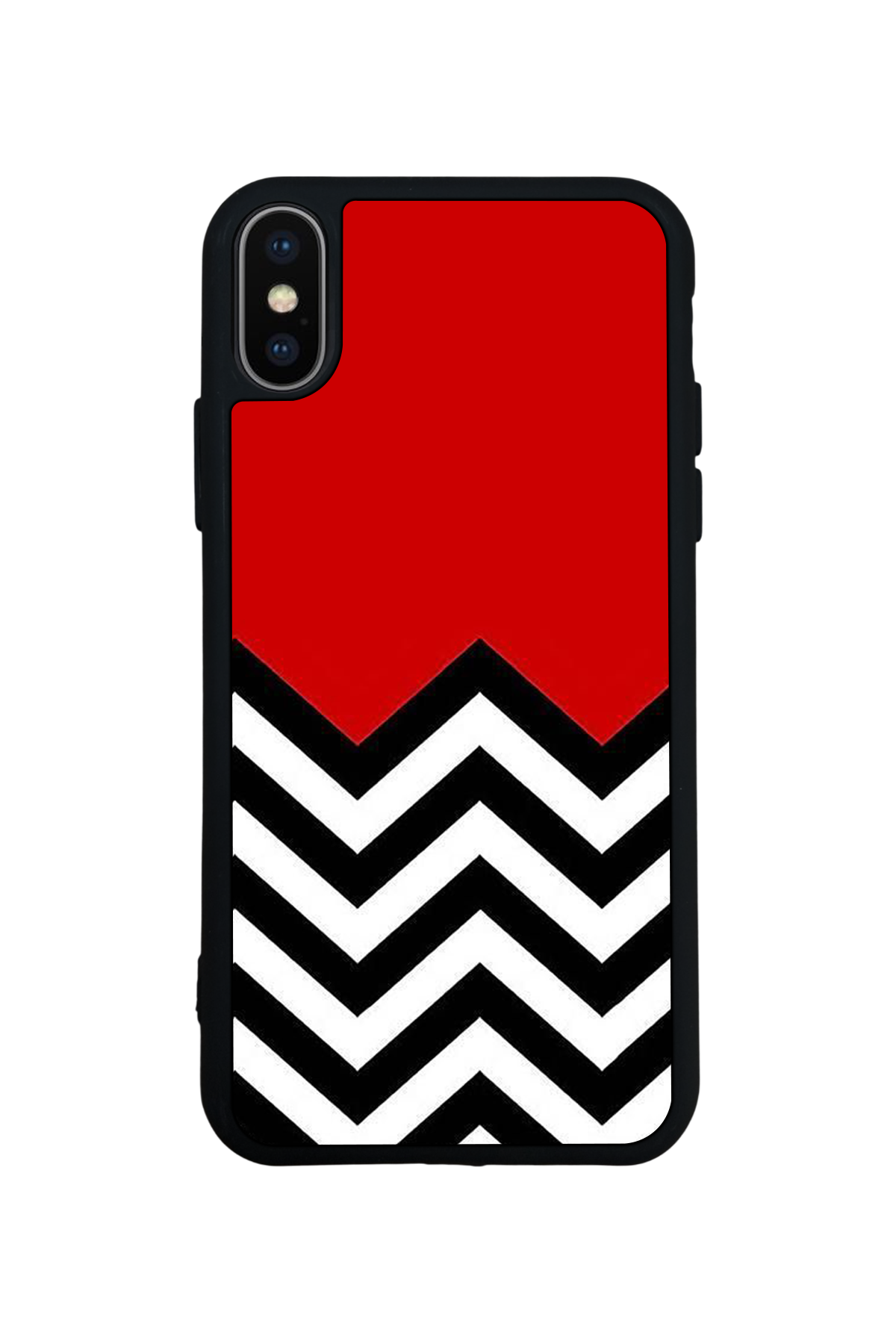 iPhone X/ XS Uyumlu Çizgi Sanatı Tasarımlı Glossy Premium Kılıf