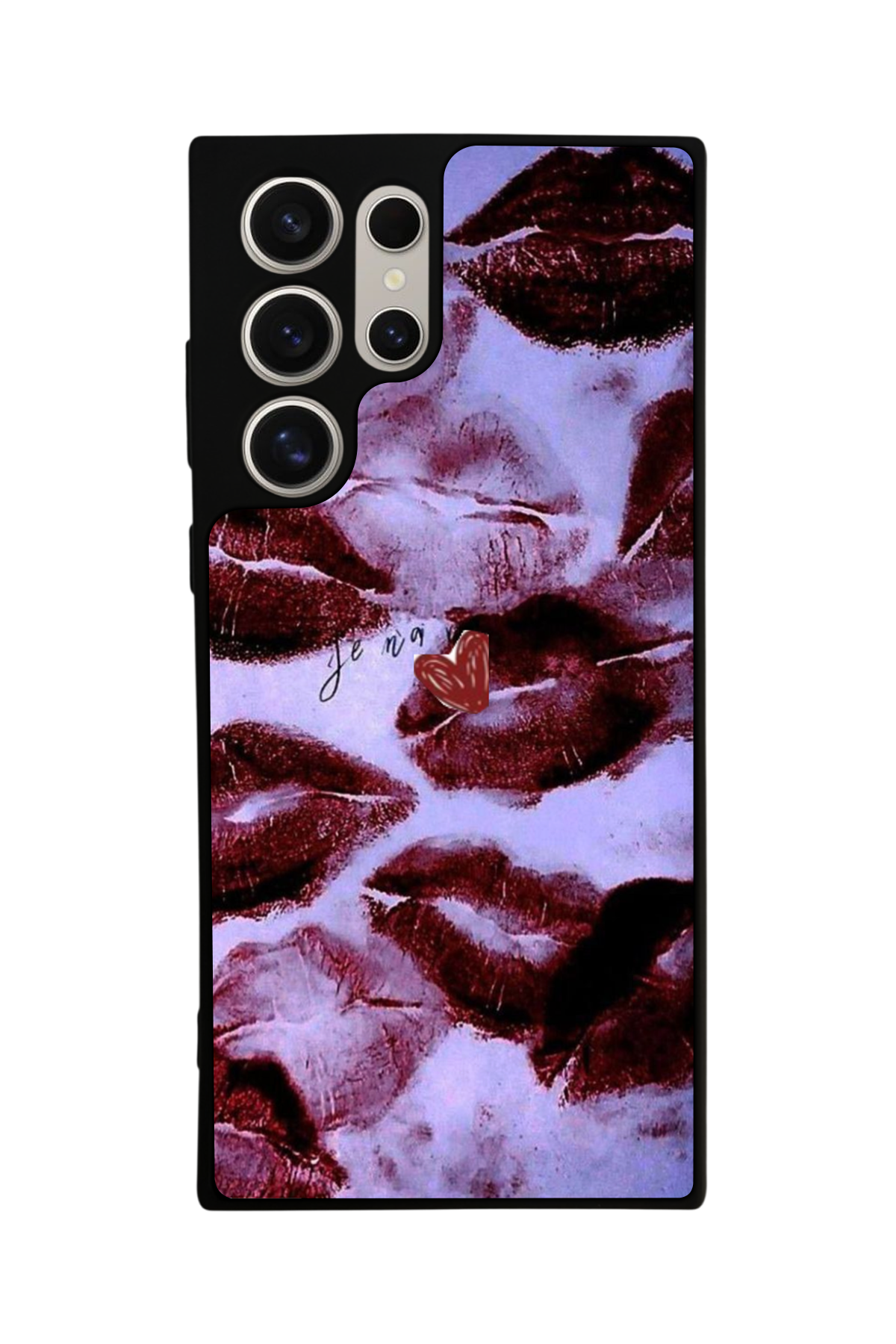 Samsung Galaxy S24 Ultra Uyumlu Dudak Tasarımlı Glossy Premium Kılıf