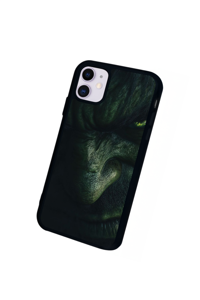 iPhone 11 Uyumlu Hulk Tasarımlı Glossy Premium Kılıf